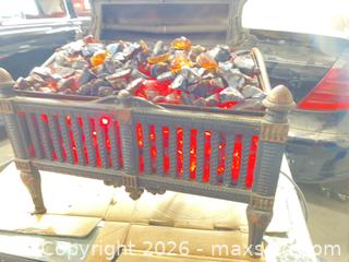 MaxSold Auction: Victorian-Style Cast Iron Electric Fireplace Insert, Antique, Renfrew Electric Products  - Ottawa (Ontario, Canada) SELLER MANAGED Downsizing Online Auction - Adam Baker Way