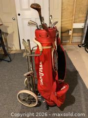 MaxSold Auction: Wilson & PowerBilt Women’s Older Golf Set, Right-Handed - Ottawa (Ontario, Canada) SELLER MANAGED Downsizing Online Auction - Adam Baker Way