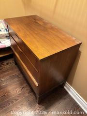 MaxSold Auction: Mid-Century Modern 3-Drawer Walnut Dresser C - Oakville (Ontario, Canada) Moving Online Auction - Ribble Crescent