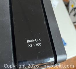 MaxSold Auction: APC Back-UPS XS 1300 Battery Backup  - Kingston (Ontario, Canada) PARTNER MANAGED Downsizing Online Auction - Nottingham Place