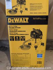 MaxSold Auction: DeWalt 6-Gallon Wet/Dry Vacuum Model DXV06PL - Kingston (Ontario, Canada) PARTNER MANAGED Downsizing Online Auction - Nottingham Place