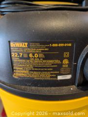 MaxSold Auction: DeWalt 6-Gallon Wet/Dry Vacuum Model DXV06PL - Kingston (Ontario, Canada) PARTNER MANAGED Downsizing Online Auction - Nottingham Place