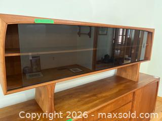 MaxSold Auction: Teak Mid-Century Modern Cabinet with Sliding Glass Doors - Kingston (Ontario, Canada) PARTNER MANAGED Downsizing Online Auction - Nottingham Place