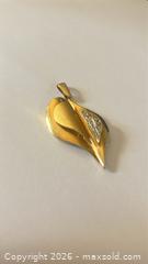 MaxSold Auction: (14K Yellow Gold) Vintage Pendant Brooch with Diamond Accents - North Vancouver (British Columbia, Canada) PARTNER MANAGED Estate Sale Online Auction - E Braemar Road