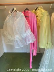 MaxSold Auction: 1970's-80's Vintage Sheer Chiffon Ruffle Blouses & Petticoat - North Vancouver (British Columbia, Canada) PARTNER MANAGED Estate Sale Online Auction - E Braemar Road