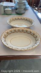 MaxSold Auction: (44 pcs) Vintage Gladstone "Scroll" Hand painted Bone China Dinnerware Set - North Vancouver (British Columbia, Canada) PARTNER MANAGED Estate Sale Online Auction - E Braemar Road