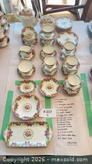 MaxSold Auction: (53 pcs) 1940's/50's+ Vintage Paragon 'Tapestry Rose' Fine Bone China Tea & Serving Set - North Vancouver (British Columbia, Canada) PARTNER MANAGED Estate Sale Online Auction - E Braemar Road