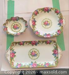 MaxSold Auction: (53 pcs) 1940's/50's+ Vintage Paragon 'Tapestry Rose' Fine Bone China Tea & Serving Set - North Vancouver (British Columbia, Canada) PARTNER MANAGED Estate Sale Online Auction - E Braemar Road