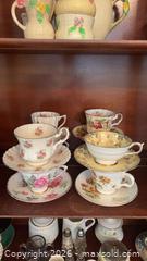 MaxSold Auction: (8 Sets) Fine Bone China Teacups & Saucers: Aynsley, Royal Albert, Royal Vale & Sandringham  - North Vancouver (British Columbia, Canada) PARTNER MANAGED Estate Sale Online Auction - E Braemar Road