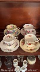 MaxSold Auction: (8 Sets) Fine Bone China Teacups & Saucers: Aynsley, Royal Albert, Royal Vale & Sandringham  - North Vancouver (British Columbia, Canada) PARTNER MANAGED Estate Sale Online Auction - E Braemar Road