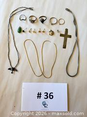 MaxSold Auction: Antique Engraved Cross (1896) & Unmarked Metal Jewelry - North Vancouver (British Columbia, Canada) PARTNER MANAGED Estate Sale Online Auction - E Braemar Road