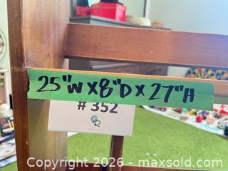 MaxSold Auction: MCM Walnut Record Album Stand or Bookshelf  - North Vancouver (British Columbia, Canada) PARTNER MANAGED Estate Sale Online Auction - E Braemar Road