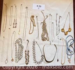 MaxSold Auction: Vintage Gold & Silver Tone Necklaces - North Vancouver (British Columbia, Canada) PARTNER MANAGED Estate Sale Online Auction - E Braemar Road