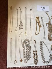 MaxSold Auction: Vintage Gold & Silver Tone Necklaces - North Vancouver (British Columbia, Canada) PARTNER MANAGED Estate Sale Online Auction - E Braemar Road