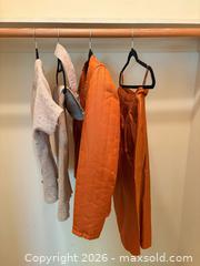 MaxSold Auction: Vintage Two-Piece Sets: Jean?Claude Poitras Orange Silk & Beige Tweed - North Vancouver (British Columbia, Canada) PARTNER MANAGED Estate Sale Online Auction - E Braemar Road
