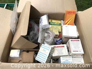 MaxSold Auction: Lot of Security Sensors & Detectors (Elkron, Sentrol, Super-Red, Etc) - Saanich (British Columbia, Canada) SELLER MANAGED Downsizing Online Auction - Carey Road
