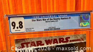 MaxSold Auction: Star Wars: War of the Bounty Hunters Alpha #1 CGC 9.8 Slabbed Comic - Hamilton (Ontario, Canada) SELLER MANAGED Estate Sale Online Auction - Gertrude Street