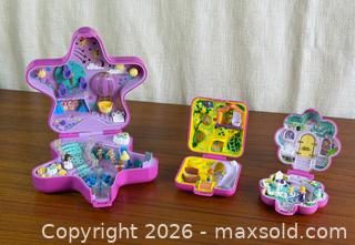 MaxSold Auction: Vintage Polly Pocket Mini Playset Lot – Fairy Garden, Star Castle & Flower House - 1990s - Hamilton (Ontario, Canada) SELLER MANAGED Estate Sale Online Auction - Gertrude Street