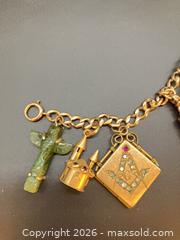MaxSold Auction: Gold Charm Bracelet  - Surrey (British Columbia, Canada) PARTNER MANAGED Estate Sale Online Auction - 16 Avenue