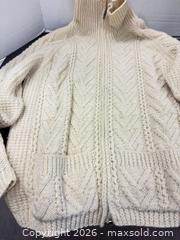 MaxSold Auction: Irish Cable Knit Sweater - Surrey (British Columbia, Canada) PARTNER MANAGED Estate Sale Online Auction - 16 Avenue