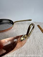 MaxSold Auction: Copper Pan Pair Sur La Table France - Toronto (Ontario, Canada) SELLER MANAGED Reseller Online Auction - Bayview Avenue