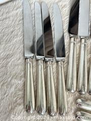 MaxSold Auction: Vintage French TS  Sterling Silver Plate Sml Lrge Butter Knife Set of 24 - Toronto (Ontario, Canada) SELLER MANAGED Reseller Online Auction - Bayview Avenue