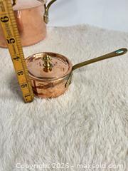 MaxSold Auction: Williams Sonoma Copper Pot Trio Set France  - Toronto (Ontario, Canada) SELLER MANAGED Reseller Online Auction - Bayview Avenue