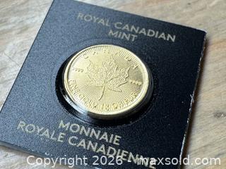 MaxSold Auction: Canadian $5 Gold Coin - Hamilton (Ontario, Canada) PARTNER MANAGED Downsizing Online Auction - Witherspoon Street