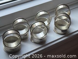 MaxSold Auction: Sterling Napkin Rings - Hamilton (Ontario, Canada) PARTNER MANAGED Downsizing Online Auction - Witherspoon Street