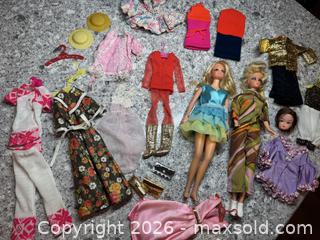 MaxSold Auction: Vintage Barbie Clothes and Friend Dolls - Hamilton (Ontario, Canada) PARTNER MANAGED Downsizing Online Auction - Witherspoon Street