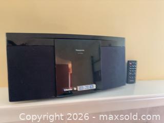MaxSold Auction: Panasonic SC-NC Series Micro Hi-Fi Shelf System - Black - Nanaimo (British Columbia, Canada) SELLER MANAGED Estate Sale Online Auction - Bradley (CONDO)