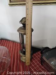 MaxSold Auction: Brass Lamp, outdoor light, light shade - Stone Mills (Ontario, Canada) SELLER MANAGED Charity/Fundraising Online Auction - Academy Street