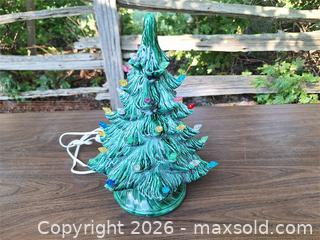 MaxSold Auction: Ceramic Christmas Tree - Stone Mills (Ontario, Canada) SELLER MANAGED Charity/Fundraising Online Auction - Academy Street