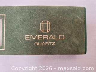 MaxSold Auction: Emerald Quartz Watch  - Stone Mills (Ontario, Canada) SELLER MANAGED Charity/Fundraising Online Auction - Academy Street