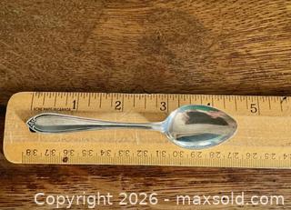 MaxSold Auction: Five Antique Sterling Silver Coffee Spoons - Stone Mills (Ontario, Canada) SELLER MANAGED Charity/Fundraising Online Auction - Academy Street