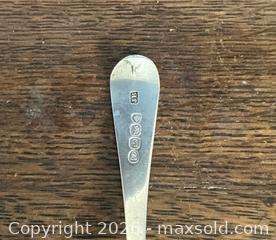 MaxSold Auction: Five Antique Sterling Silver Teaspoons - Stone Mills (Ontario, Canada) SELLER MANAGED Charity/Fundraising Online Auction - Academy Street
