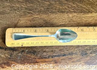 MaxSold Auction: Five Antique Sterling Silver Teaspoons - Stone Mills (Ontario, Canada) SELLER MANAGED Charity/Fundraising Online Auction - Academy Street