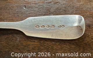 MaxSold Auction: Four Antique Sterling Silver Table/Serving Spoons (Victorian) - Stone Mills (Ontario, Canada) SELLER MANAGED Charity/Fundraising Online Auction - Academy Street