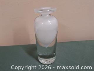 MaxSold Auction: Hand Blown Glass Vase - Stone Mills (Ontario, Canada) SELLER MANAGED Charity/Fundraising Online Auction - Academy Street