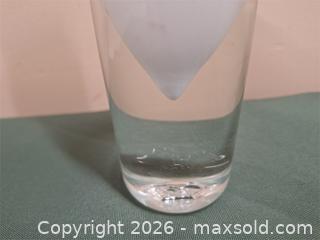 MaxSold Auction: Hand Blown Glass Vase - Stone Mills (Ontario, Canada) SELLER MANAGED Charity/Fundraising Online Auction - Academy Street
