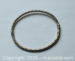 MaxSold Auction: Vintage 10K Yellow and White Gold Hinged Bangle - Stone Mills (Ontario, Canada) SELLER MANAGED Charity/Fundraising Online Auction - Academy Street