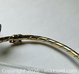 MaxSold Auction: Vintage 10K Yellow and White Gold Hinged Bangle - Stone Mills (Ontario, Canada) SELLER MANAGED Charity/Fundraising Online Auction - Academy Street