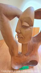 MaxSold Auction: B. F. Pearson Wood Sculpture — Abstract Human Face - Sidney (British Columbia, Canada) PARTNER MANAGED Moving Online Auction - Third Street