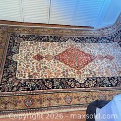 MaxSold Auction: Jordans 8' x 5' Persian Oriental Medallion Floral Rug - Sidney (British Columbia, Canada) PARTNER MANAGED Moving Online Auction - Third Street