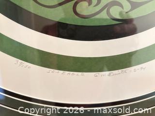 MaxSold Auction: Limited Edition Print by Charles W. Elliott — 'Sea Eagle' (39/150) - Sidney (British Columbia, Canada) PARTNER MANAGED Moving Online Auction - Third Street