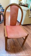 MaxSold Auction: Mid-Century Solid Teak Dining Set with Leaf Extension and 4 Upholstered Chairs - Sidney (British Columbia, Canada) PARTNER MANAGED Moving Online Auction - Third Street