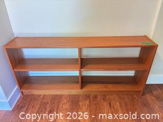 MaxSold Auction: Teak Veneer Wood Bookcase - Sidney (British Columbia, Canada) PARTNER MANAGED Moving Online Auction - Third Street