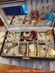 MaxSold Auction: Assorted Costume Jewelry Lot with Jewelry Box (16–30 pcs) - London (Ontario, Canada) SELLER MANAGED Downsizing Online Auction - Ravenglass Crescent