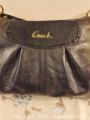 MaxSold Auction: Coach Black Leather Hobo Shoulder Bag with Gold Hardware - London (Ontario, Canada) SELLER MANAGED Downsizing Online Auction - Ravenglass Crescent
