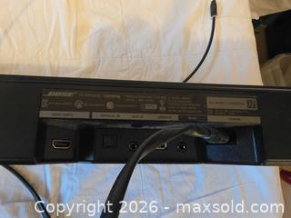 MaxSold Auction: Bose TV Speaker Soundbar model 431974 - Toronto (Ontario, Canada) SELLER MANAGED Downsizing Online Auction - Gulliver Road (CONDO)